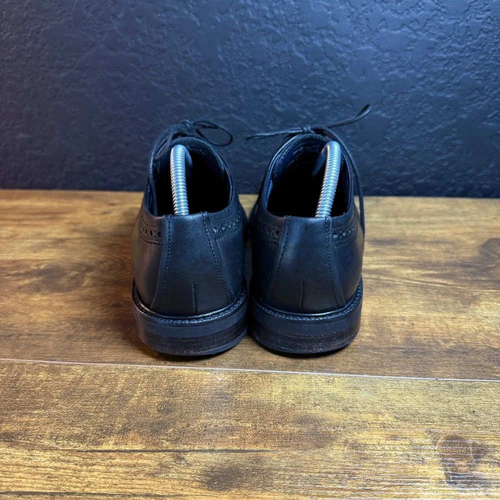 Cole Haan Harrison Grand C28881‎ Black Leather Cap Toe Derby Mens 8 M